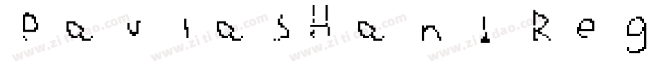 PaulasHand Regular字体转换